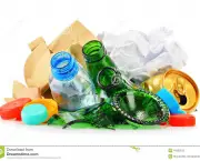 http://www.dreamstime.com/stock-photography-recyclable-garbage-consisting-glass-plastic-metal-paper-composition-white-background-image45532512