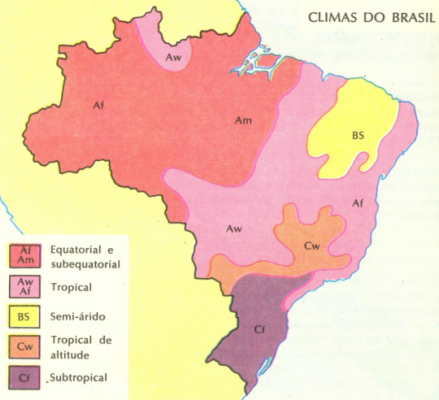 Tipos De Climas No Brasil