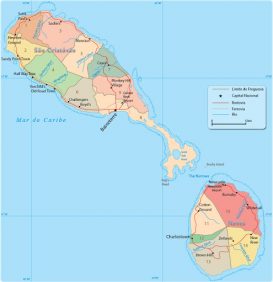 Geografia de São Cristóvão e Nevis