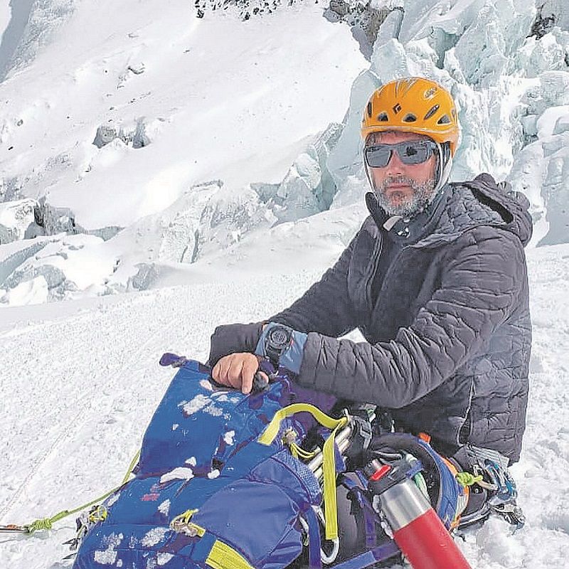 Alpinista no Moente Everest 