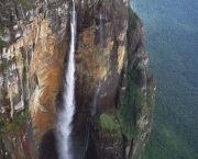 Venezuela - aerial Angel Falls. Canaima National Park, Bolivar State