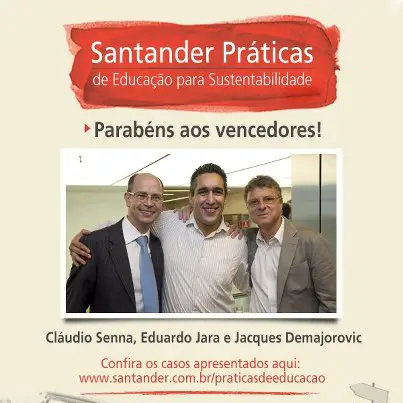 Prêmio Santander Práticas De Educação Para Sustentabilidade