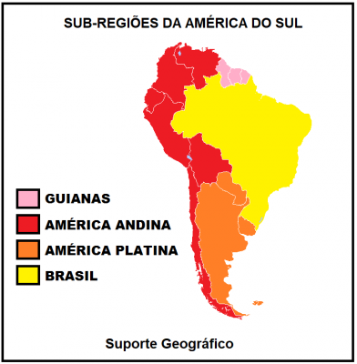 Subregiões da América do Sul