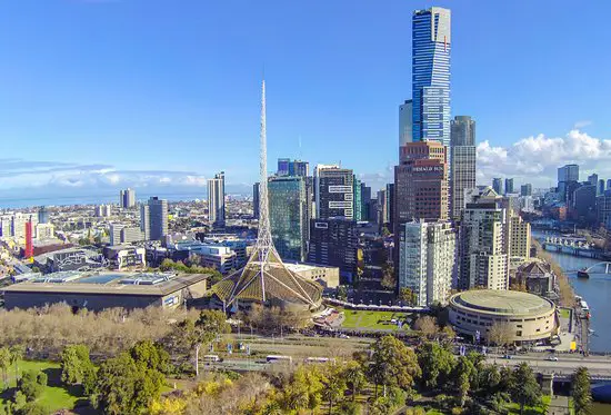 Cidade de Melbourne, na Austrália 