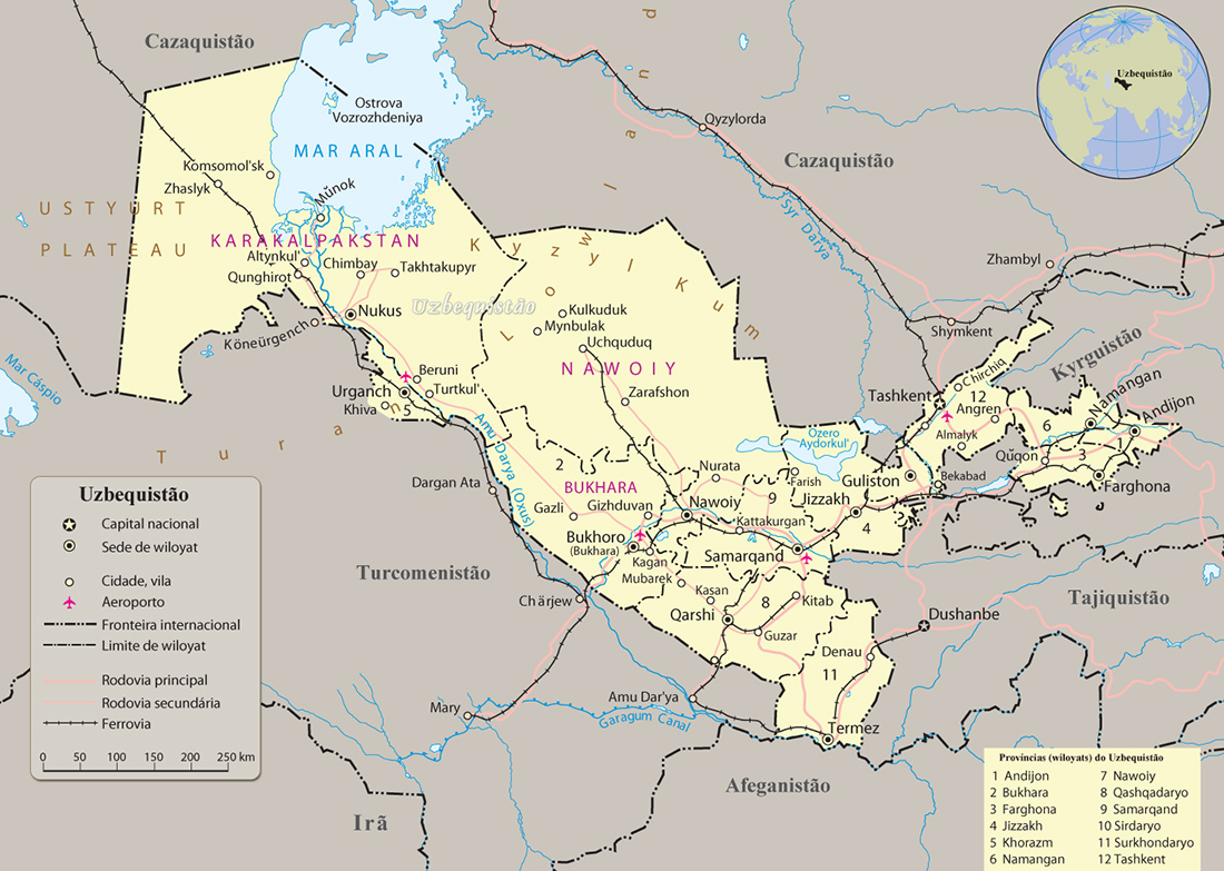 Hidrografia do Uzbequistão 