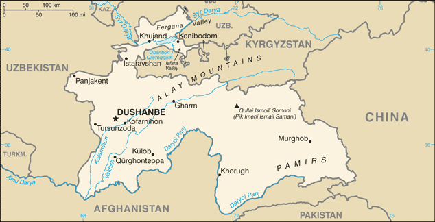 Geografia do Tajiquistão 